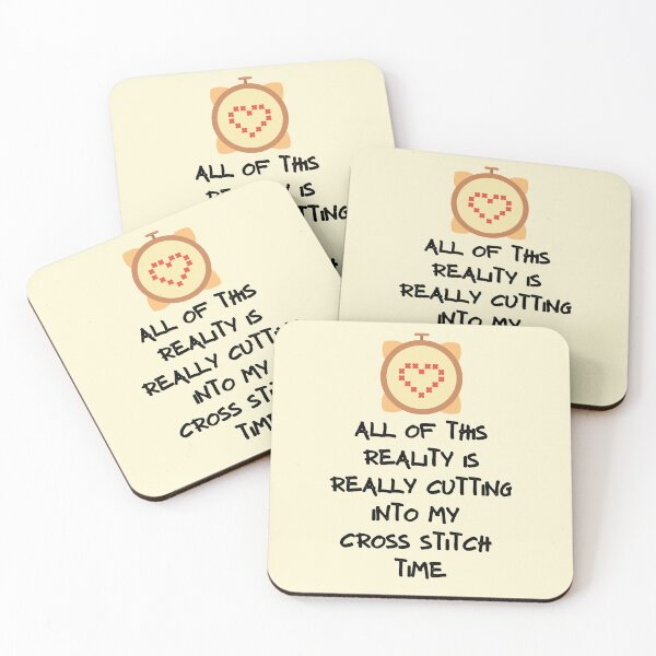 Item preview, All Of This Reality Is Really Cutting Into My Cross Stitch Time designed and sold by AliSupply.
