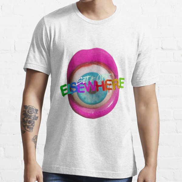 Set it Off Band Elsewhere Album Neon Essential T-Shirt for Sale