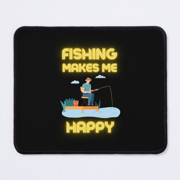 Item preview, fishing makes me happy for man designed and sold by beunique5.