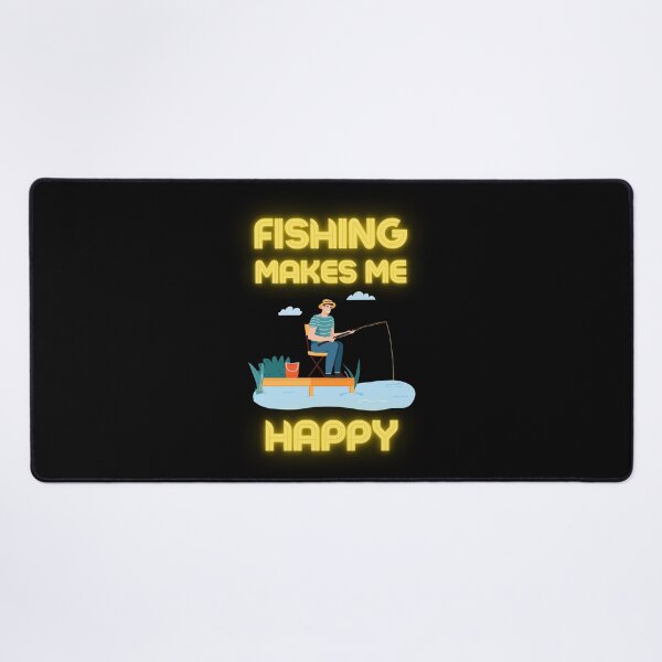 Item preview, fishing makes me happy for man designed and sold by beunique5.