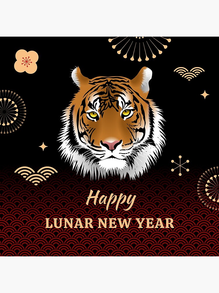 "Happy Lunar New Year" Poster for Sale by ArtOfStars Redbubble