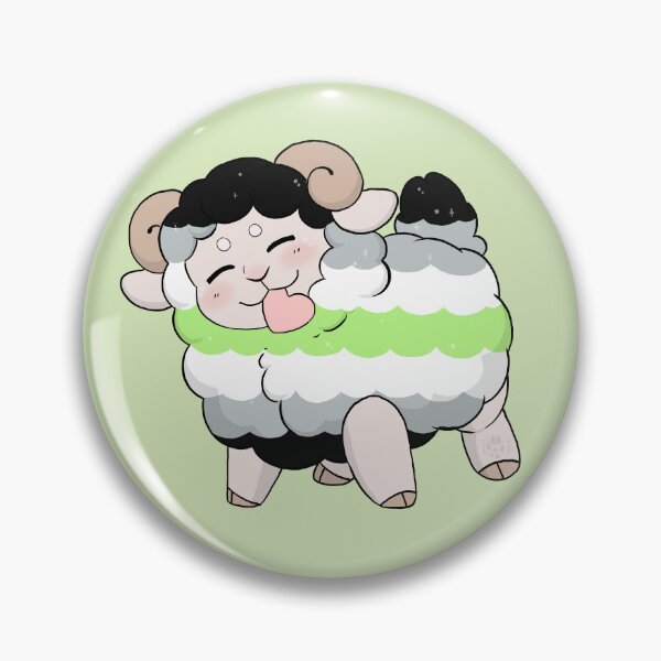 Item preview, Sheepie Pride - Agender designed and sold by Bleat-Sheep.