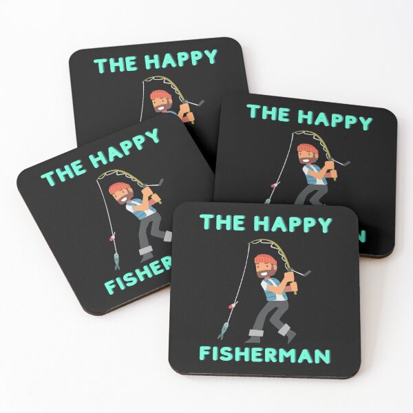 Item preview, The Happy Fisherman for man designed and sold by beunique5.
