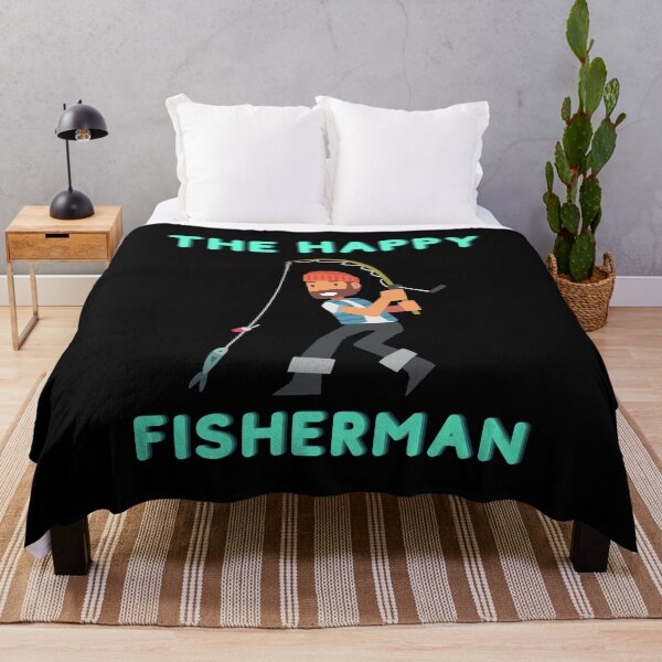 Item preview, The Happy Fisherman for man designed and sold by beunique5.