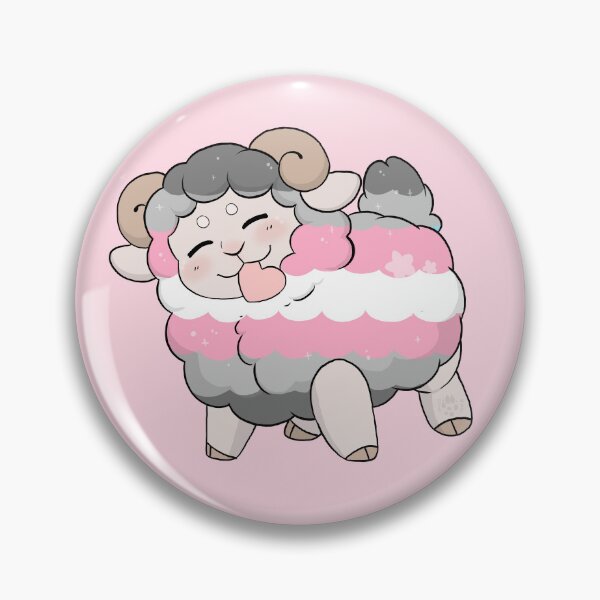 Item preview, Sheepie Pride - Demigirl designed and sold by Bleat-Sheep.