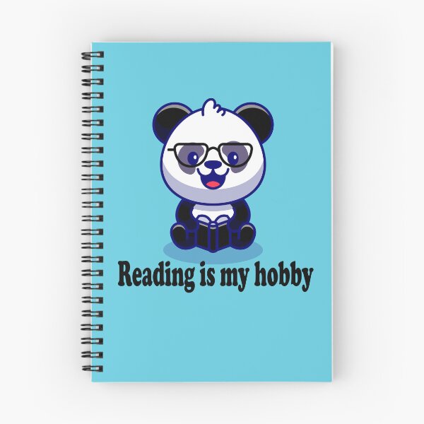 Item preview,   Panda reading ( Reading is my hobby ) designed and sold by Designer Forever ⭐⭐⭐⭐⭐.