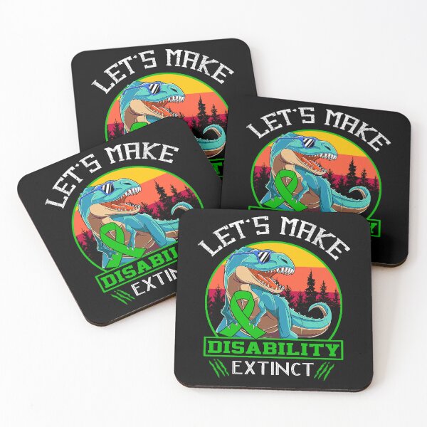 Item preview, Let's Make Disability Extinct Dinosaur Men Women Kid designed and sold by Mnrshirley.
