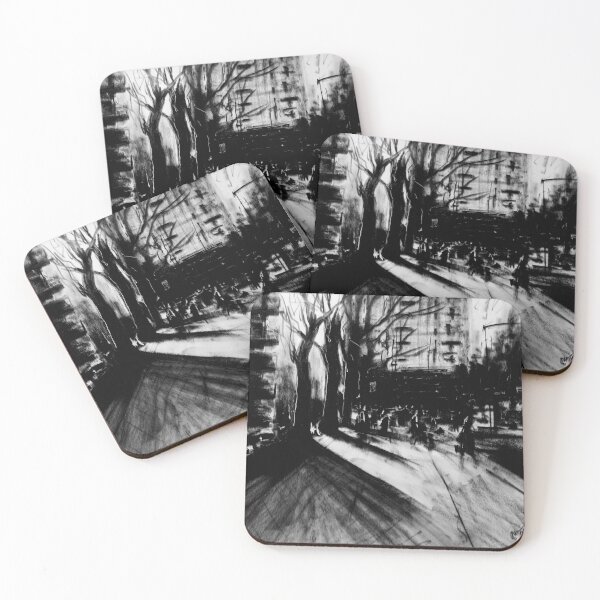 Item preview, Busy City Black and white sketch designed and sold by SatraDesign.