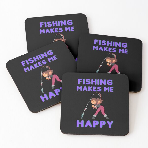 Item preview, fishing makes me happy for women designed and sold by beunique5.