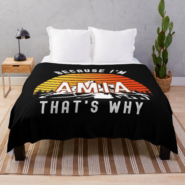 Item preview, Because I'm Amia, that's why - Custom Name designed and sold by PonyyStore.