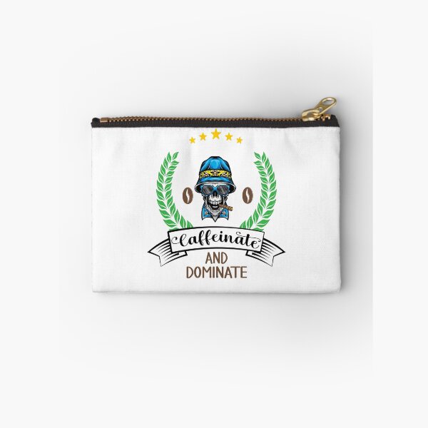 Item preview, Caffeinate And Dominate - Funny Coffee designed and sold by Cupsofdreams.
