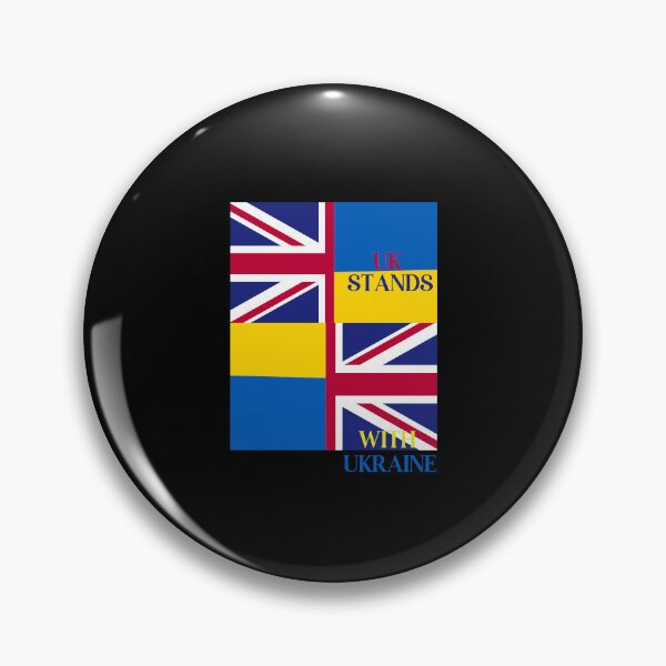 Item preview, UK STANDS WITH UKRAINE FLAGS  designed and sold by amy greaves.