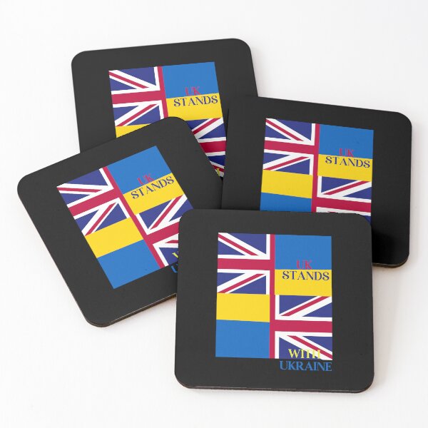 Item preview, UK STANDS WITH UKRAINE FLAGS  designed and sold by amy greaves.