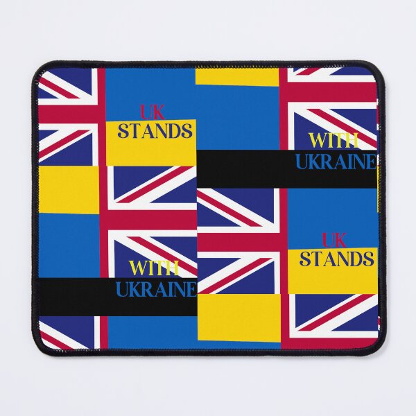 Item preview, UK STANDS WITH UKRAINE FLAGS designed and sold by amy greaves.