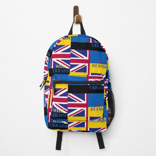 Item preview, UK STANDS WITH UKRAINE FLAGS designed and sold by amy greaves.