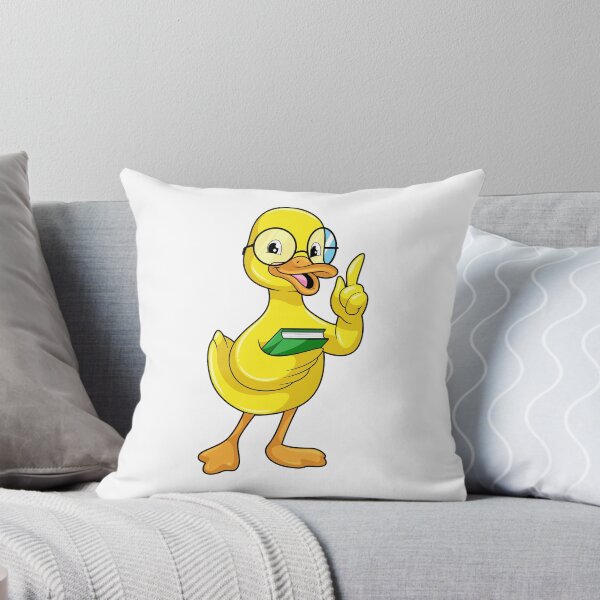 Item preview, Duck as Teacher with Book & Glasses designed and sold by Snabdesign84.