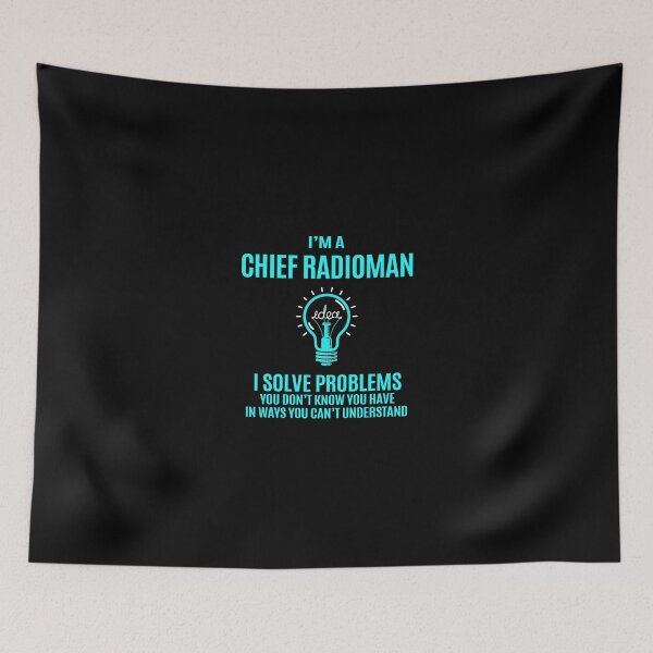 Item preview, Chief Radioman T Shirt - I Solve Problems Gift Item Tee designed and sold by miraschroe.