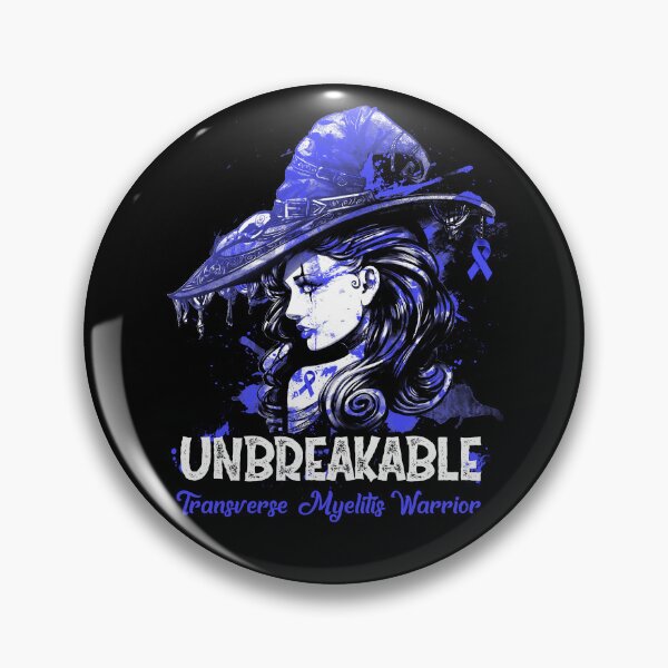 Item preview, Halloween Transverse Myelitis Warrior Unbreakable designed and sold by tenjun16.