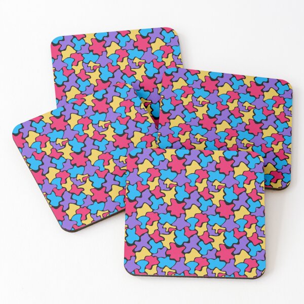 Item preview, Abstract Fun Colorful Simple Organic Shapes Pattern designed and sold by CattlettArt.