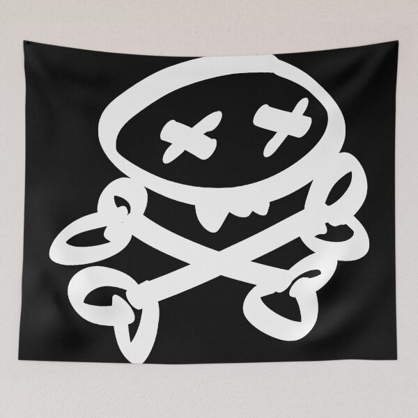 Item preview, Graffiti Skull Illustration designed and sold by Meanwhile2.