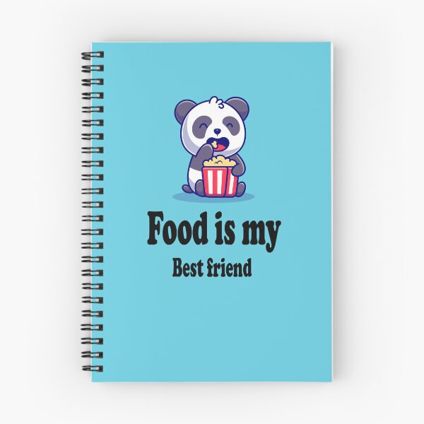 Item preview, Cute Panda eating ( food is my best friend )  designed and sold by Designer Forever ⭐⭐⭐⭐⭐.