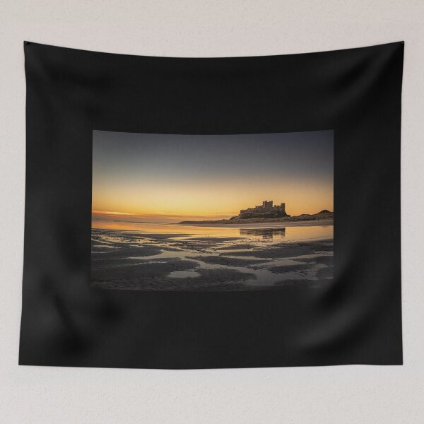 Item preview, Bamburgh Castle and Beach Reflections At Sunrise designed and sold by Incakola1.
