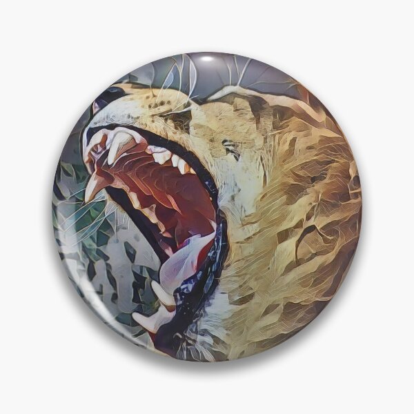 Item preview, Roaring Lion Abstract Design designed and sold by Heathermarie321.