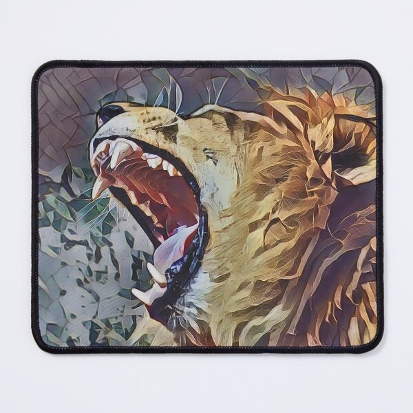 Item preview, Roaring Lion Abstract Design designed and sold by Heathermarie321.