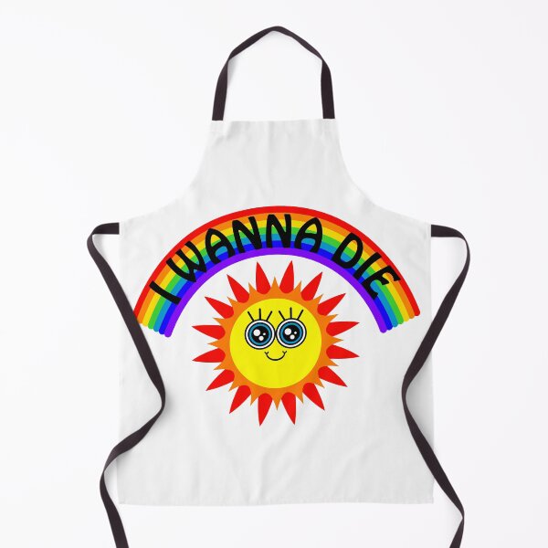 Item preview, I WANNA DIE - Rainbow Smiling Sun designed and sold by ajoymoon.