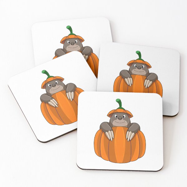 Item preview, Mole with Pumpkin designed and sold by Snabdesign84.
