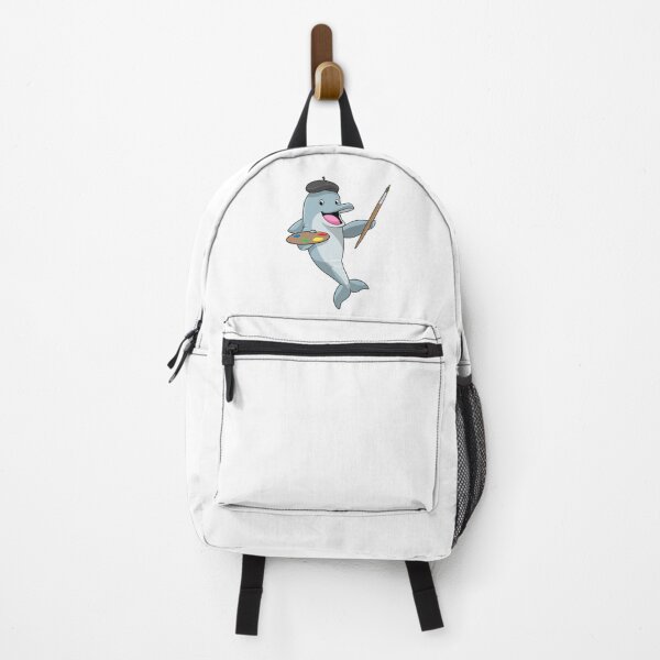 Item preview, Dolphin as Painter with Paint brush & Colour designed and sold by Snabdesign84.