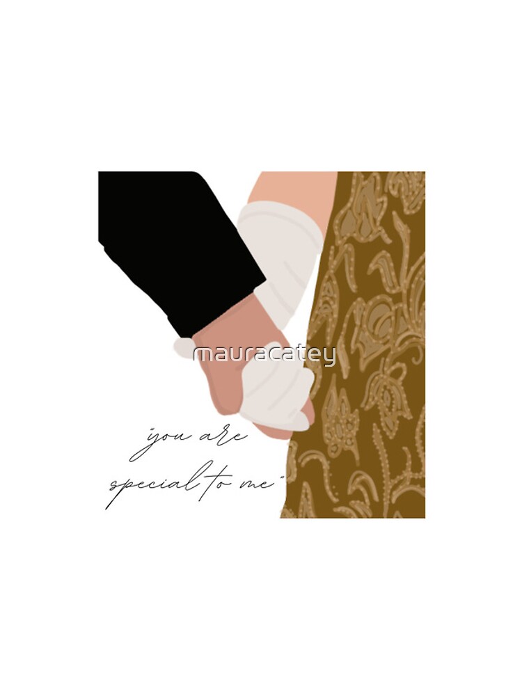 Aperçu 4 sur 4. Coque iPhone avec l'œuvre Pénélope et Colin - Tu es spécial pour moi, tiens-toi la main créée et vendue par mauracatey.