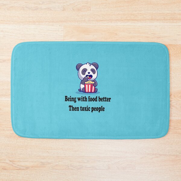 Item preview, Cute Panda eating ( toxic people) designed and sold by Designer Forever ⭐⭐⭐⭐⭐.