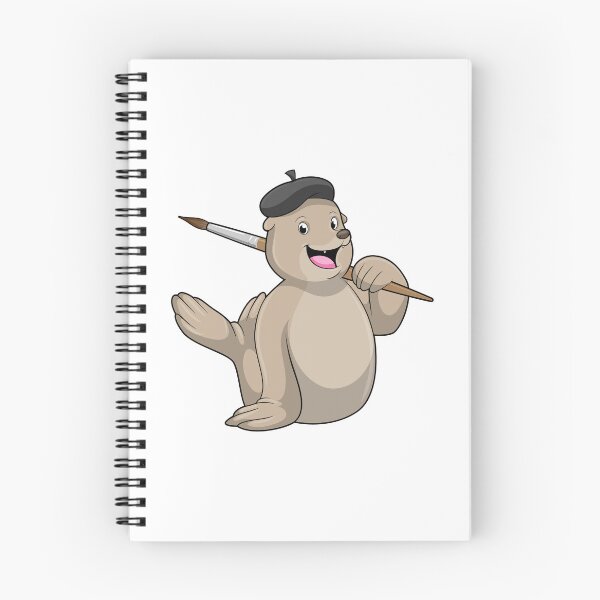 Item preview, Seal Painter Paintbrush Painting designed and sold by Snabdesign84.