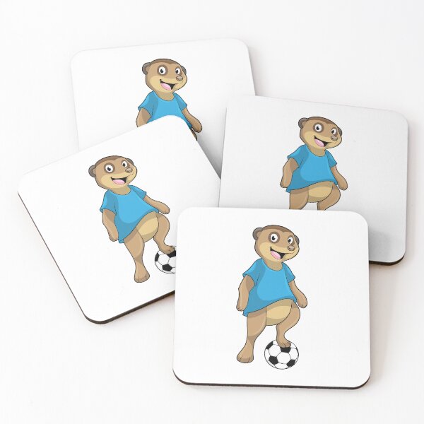 Item preview, Meerkat as Soccer player with Soccer designed and sold by Snabdesign84.
