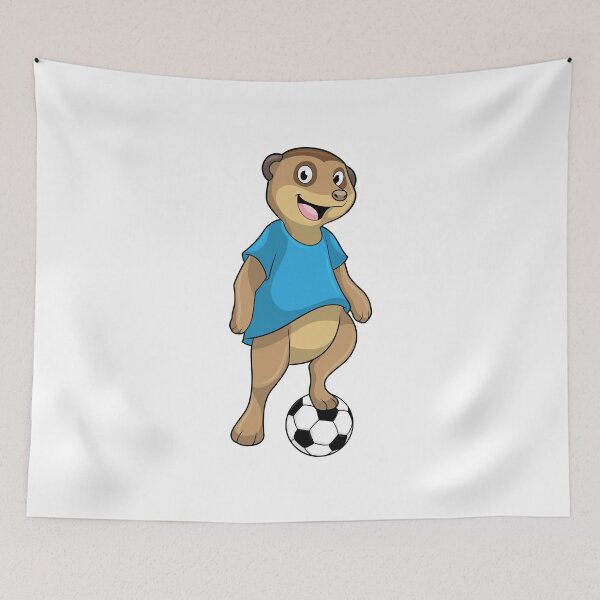 Item preview, Meerkat as Soccer player with Soccer designed and sold by Snabdesign84.