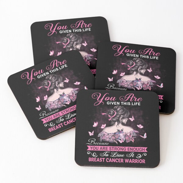 Item preview, You Are Strong Enough To Live It Breast Cancer Warrior designed and sold by Kohend.