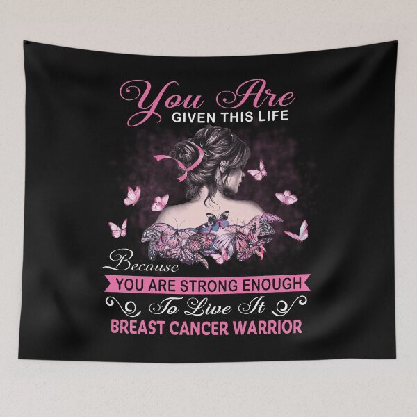 Item preview, You Are Strong Enough To Live It Breast Cancer Warrior designed and sold by Kohend.