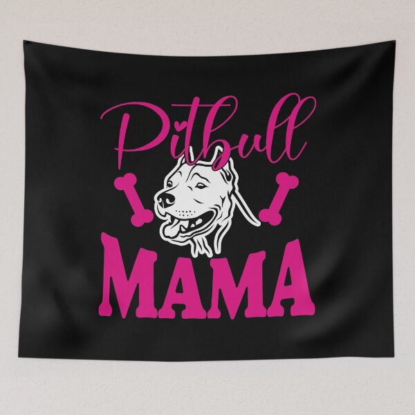 Artikelvorschau, Pitbull Mama Pitbull Hund, Pitbull Mama, Pitbull Geschenk für Mama entworfen und verkauft von RedArtsDesign.