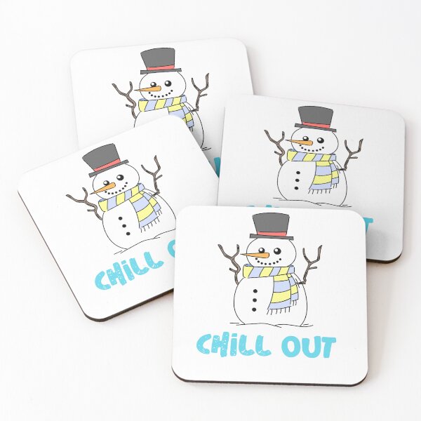 Item preview, Chill Out Muñeco de nieve designed and sold by DiscGolfTees.