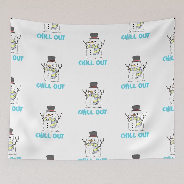 Item preview, Chill Out Muñeco de nieve designed and sold by DiscGolfTees.