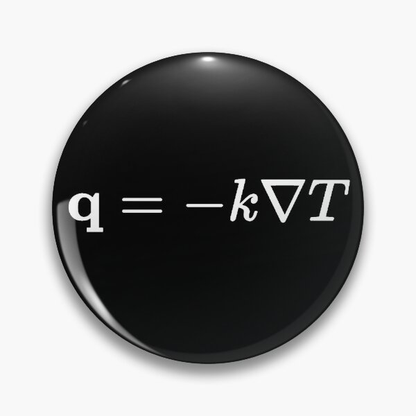 Item preview, Fourier Law of conductivity dark version designed and sold by NoetherSym.