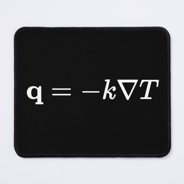 Item preview, Fourier Law of conductivity dark version designed and sold by NoetherSym.