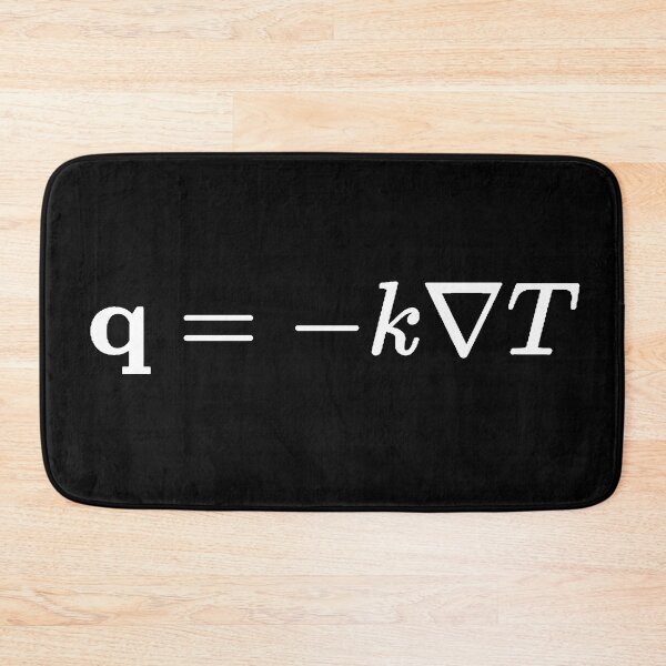Item preview, Fourier Law of conductivity dark version designed and sold by NoetherSym.