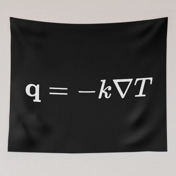Item preview, Fourier Law of conductivity dark version designed and sold by NoetherSym.