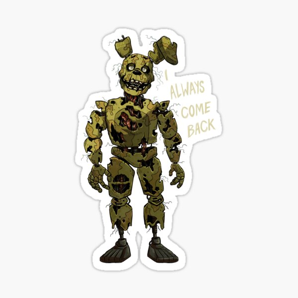 BLUEYCAPSULES William Henry Sammy Sticker FNAF Sticker for Sale by  sanglosu