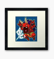 Chibi Oni Framed Print