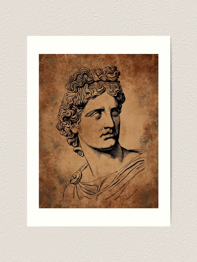 "Dark Academia Aesthetic Design, Greek Statue" Art Print for Sale by