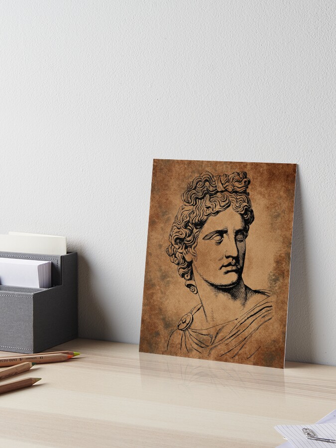 Dark Academia Aesthetic Design, Greek Statue | Art Board Print