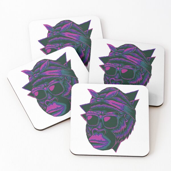 Item preview, Psychedelic Monkey, Hipster, Cool Monkey, Pink Purple Monkey,  designed and sold by Nostrathomas66.